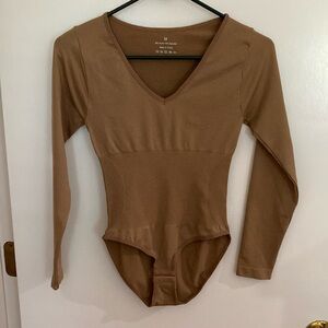 Shape wear, Size M, Long Sleeve Body Suit
